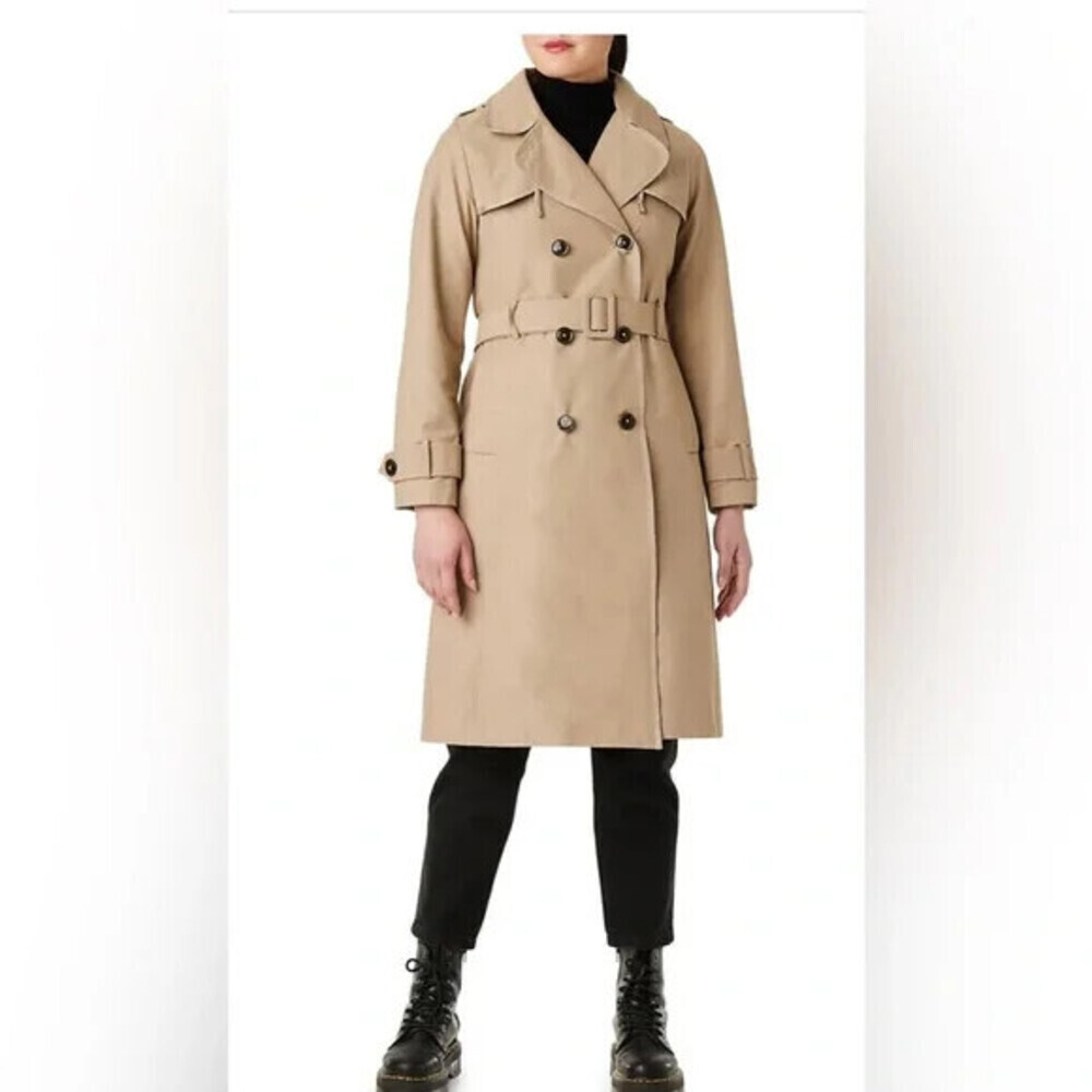 Kate Spade New York Women's Hooded Cotton-Blend Trench Coat size M $400 - Picture 11 of 14